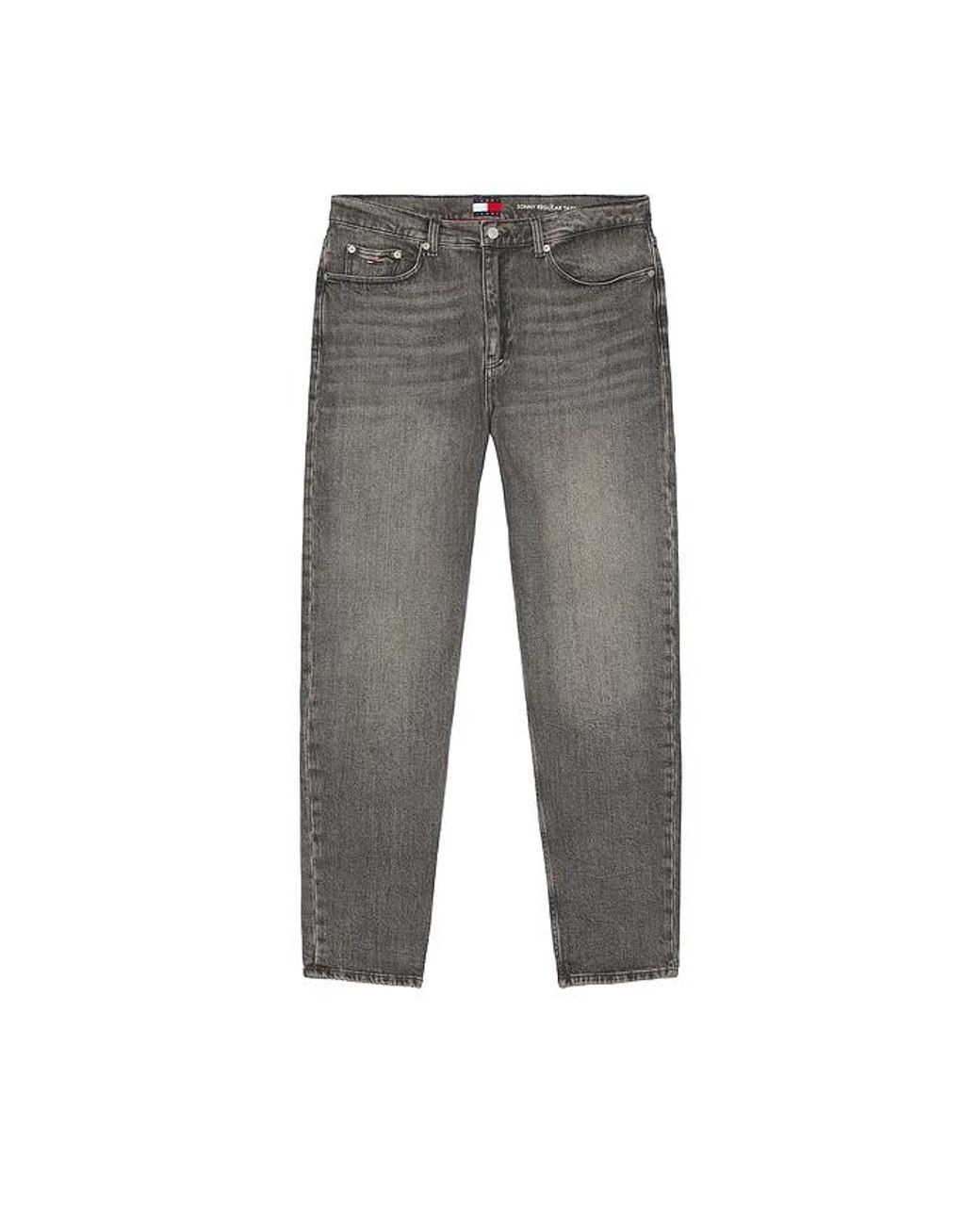 Tommy Hilfiger Gray Sonny Regular Tapered Jeans for men