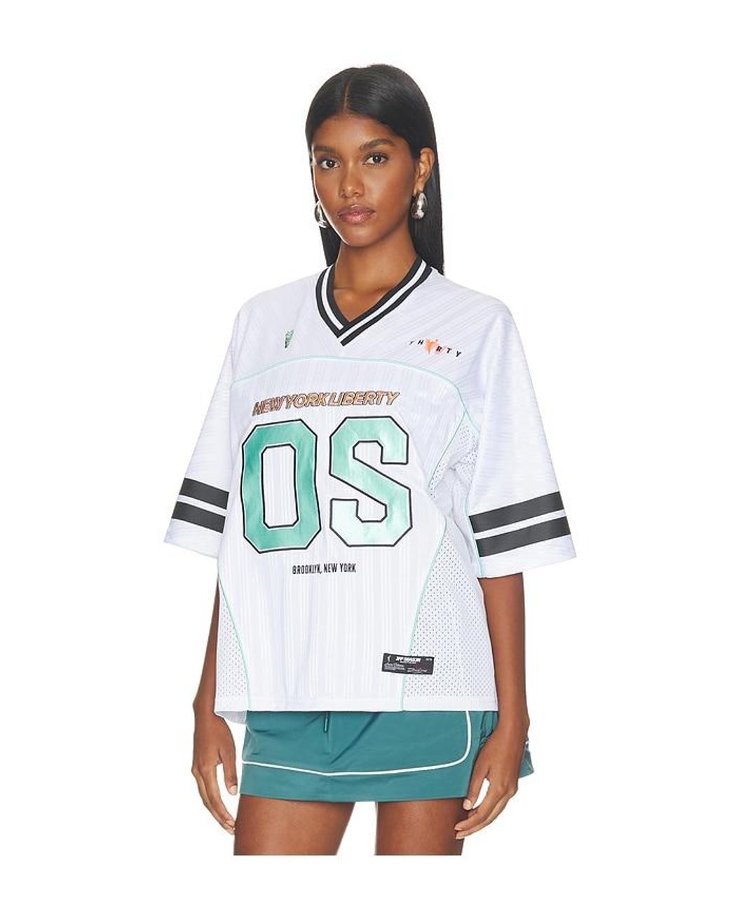 OFF SEASON White New York Liberty Boxy Top