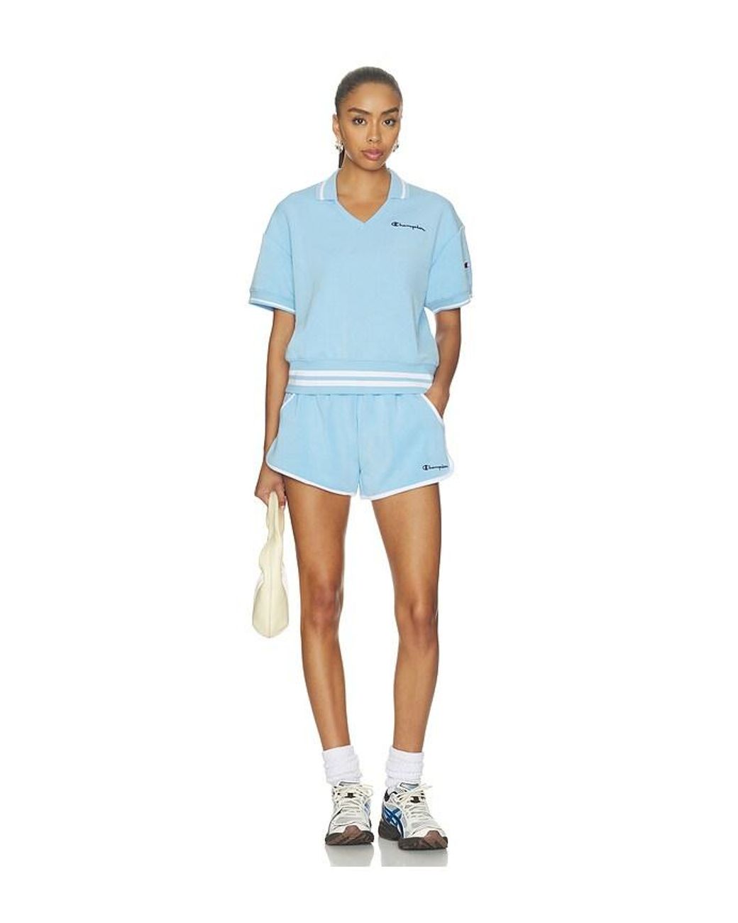Champion Blue Tennis Court Courtside Short