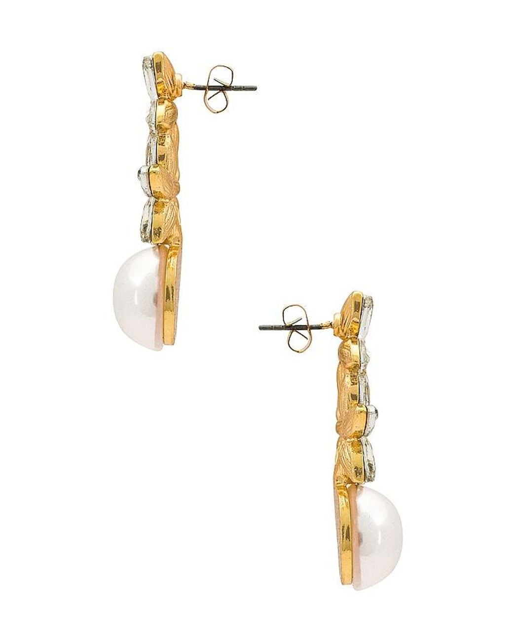 Ettika White Best Day Earrings