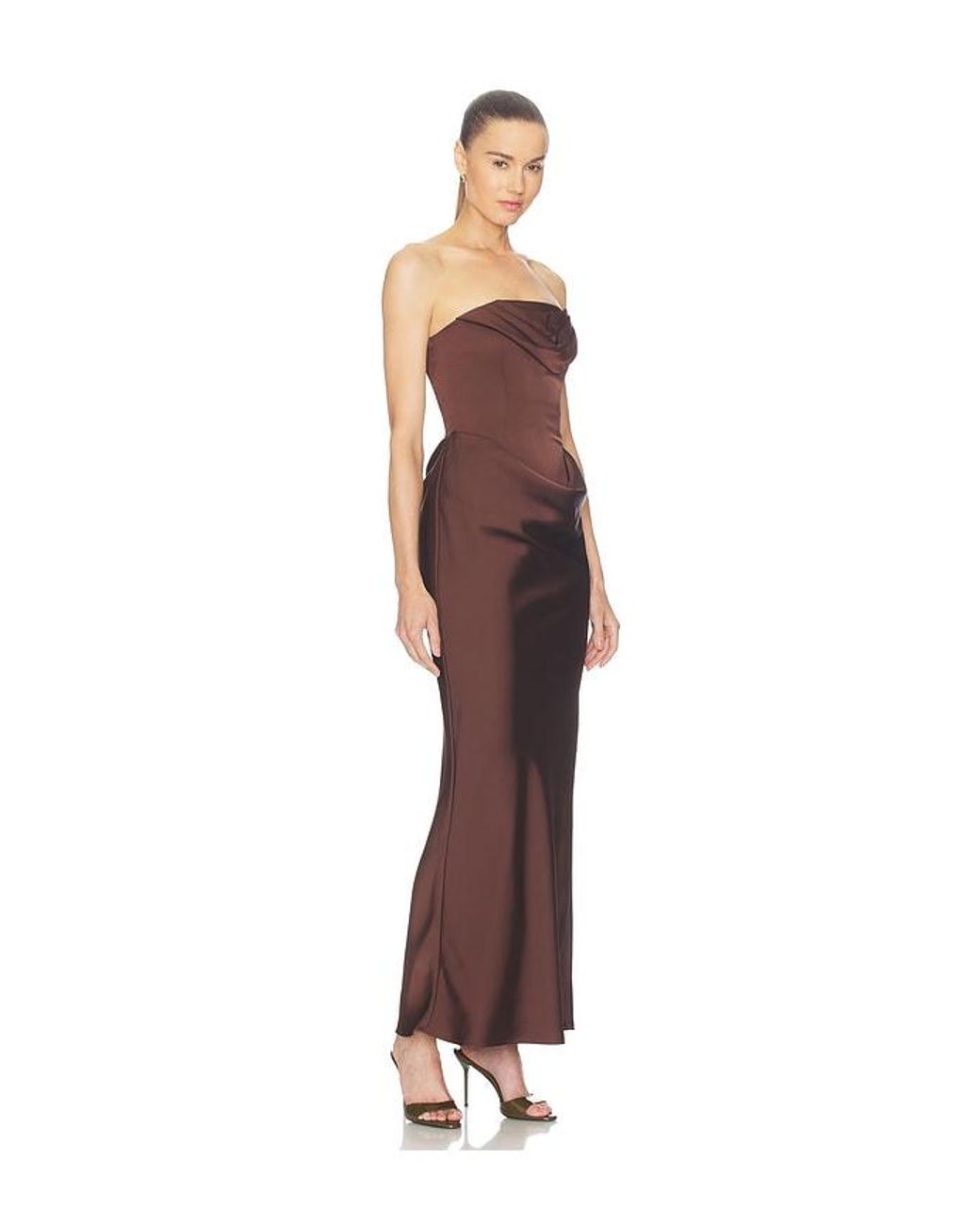 ROTATE BIRGER CHRISTENSEN Multicolor Corsage Long Dress