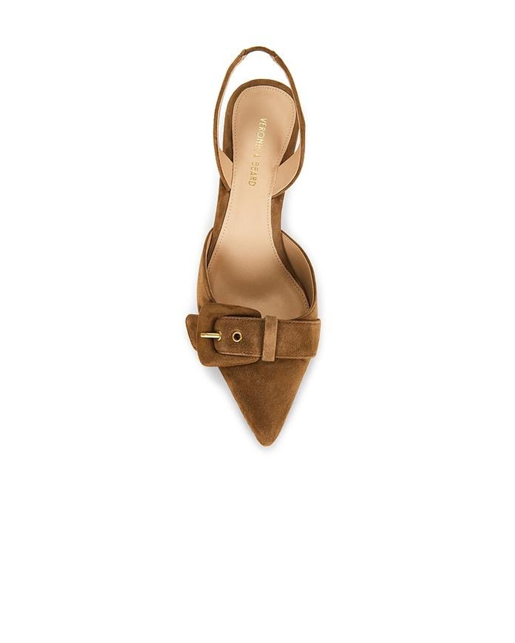 Veronica Beard Brown Lenora Slingback Pump