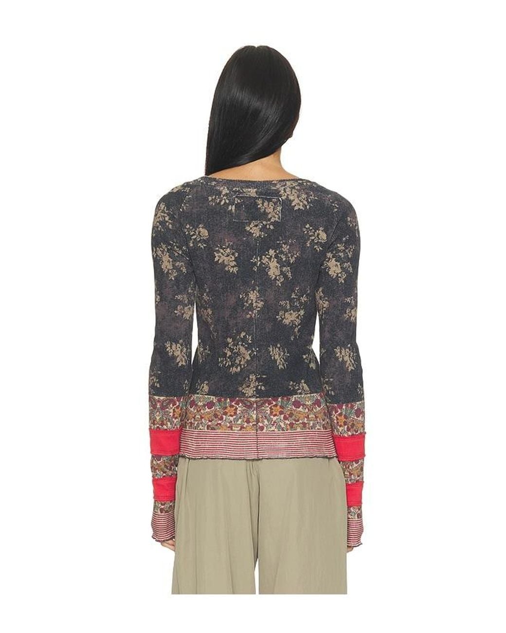 Free People Multicolor X We The Free Easy Does It Printed Tee