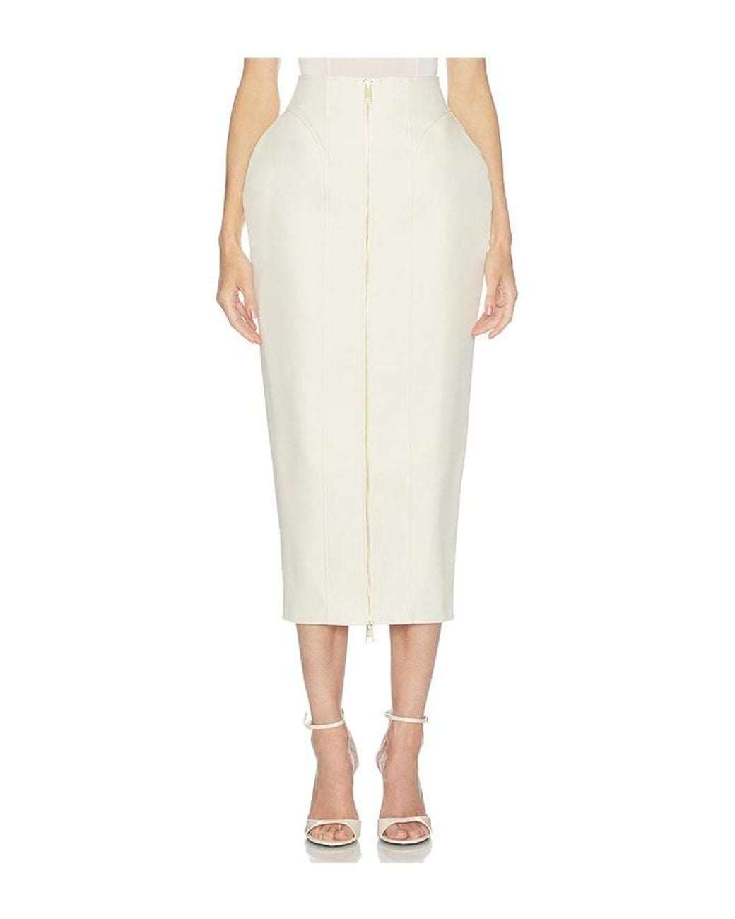 Camila Coelho Natural Margo Maxi Skirt