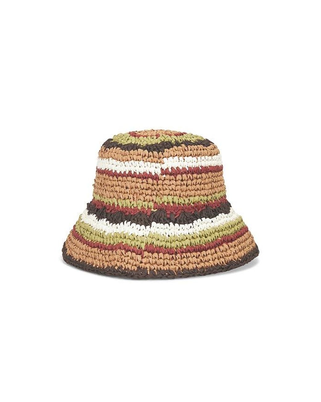 De Rococo Multicolor Crochet Bucket Hat