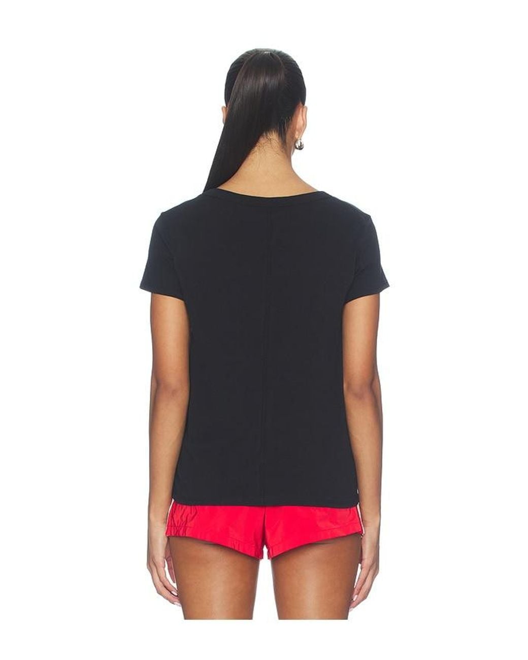 WAO Red V-Neck Tee