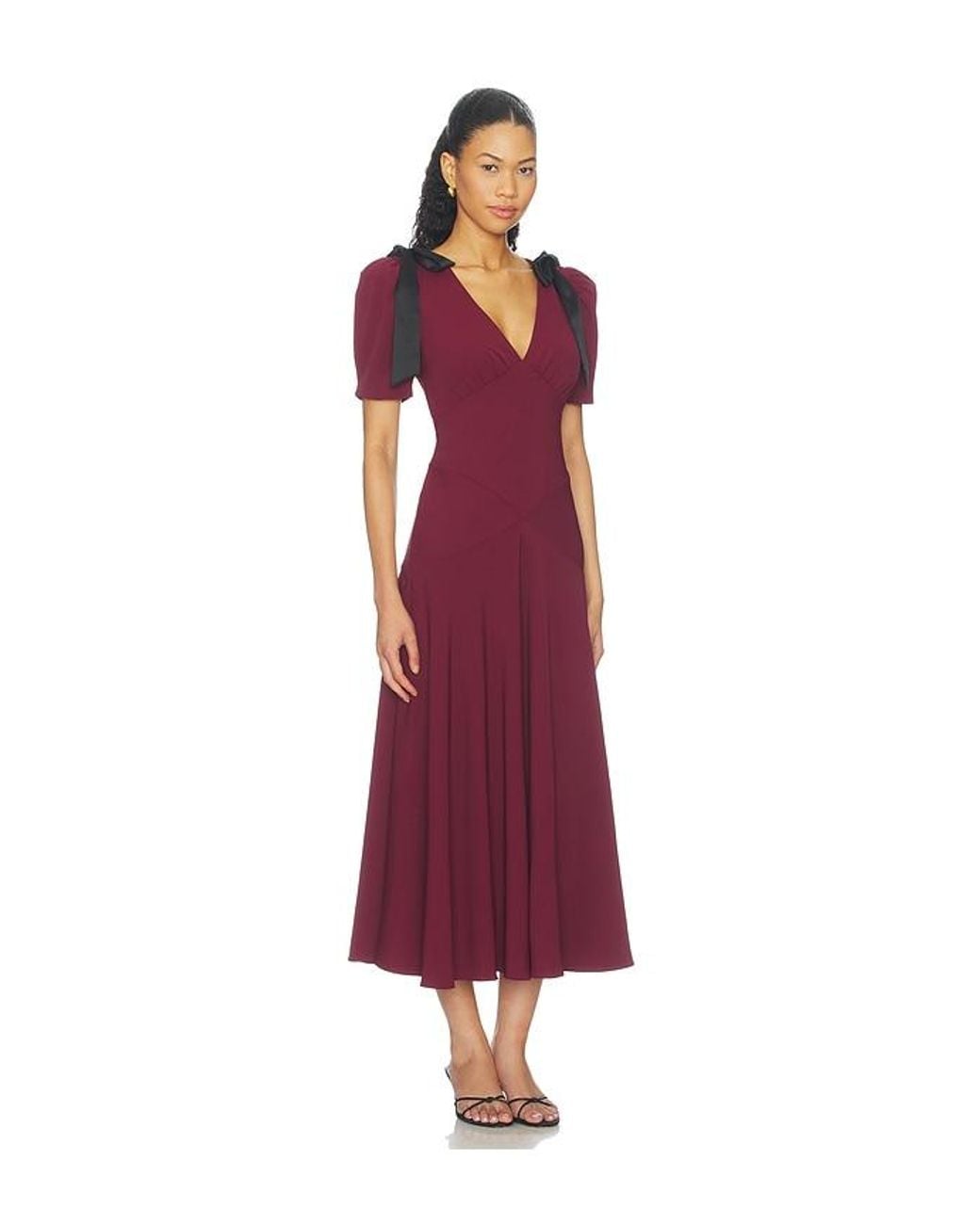 Astr Red Ciela Dress