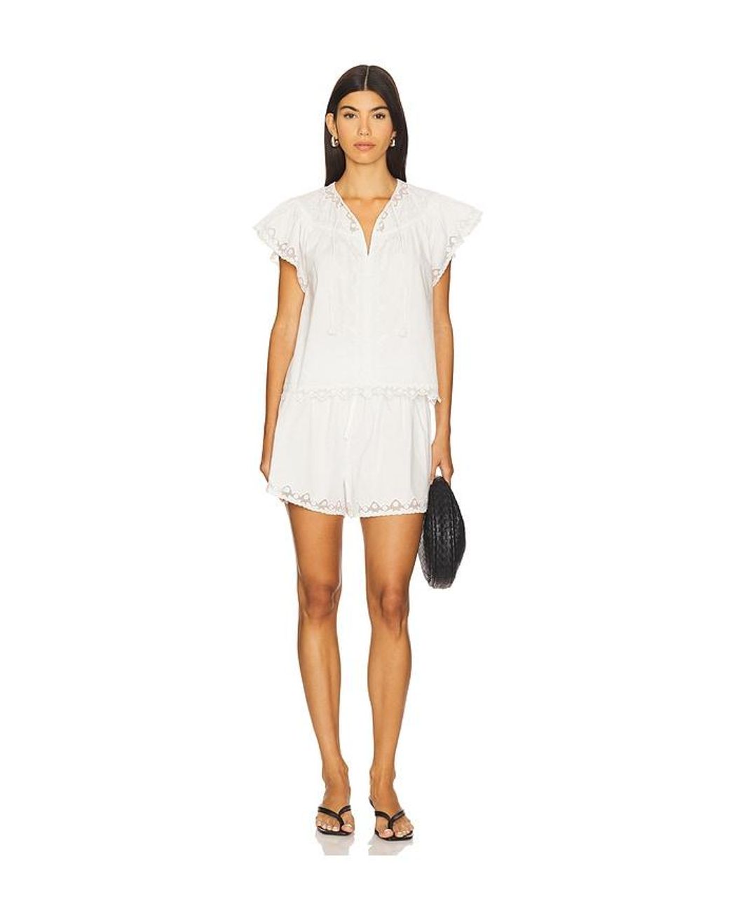 Ulla Johnson White Elowen Short