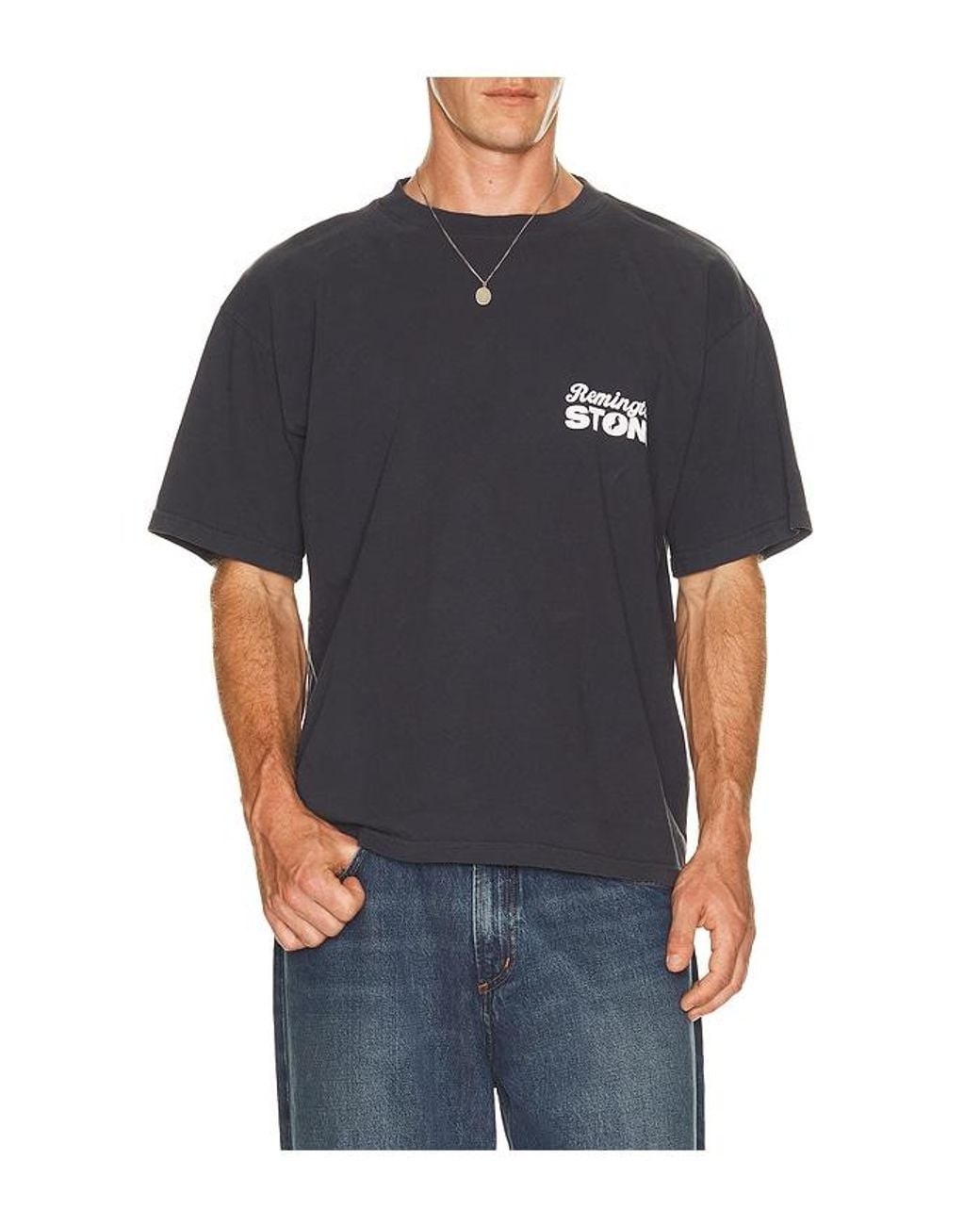 Remington Stone Black Stack Tee for men