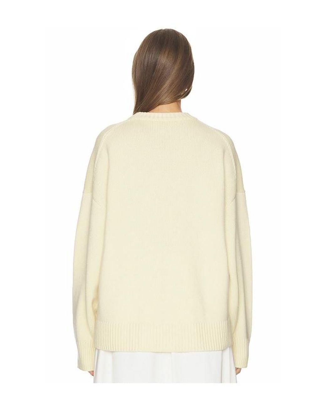Helsa Natural Chloey Wool Cashmere Sweater