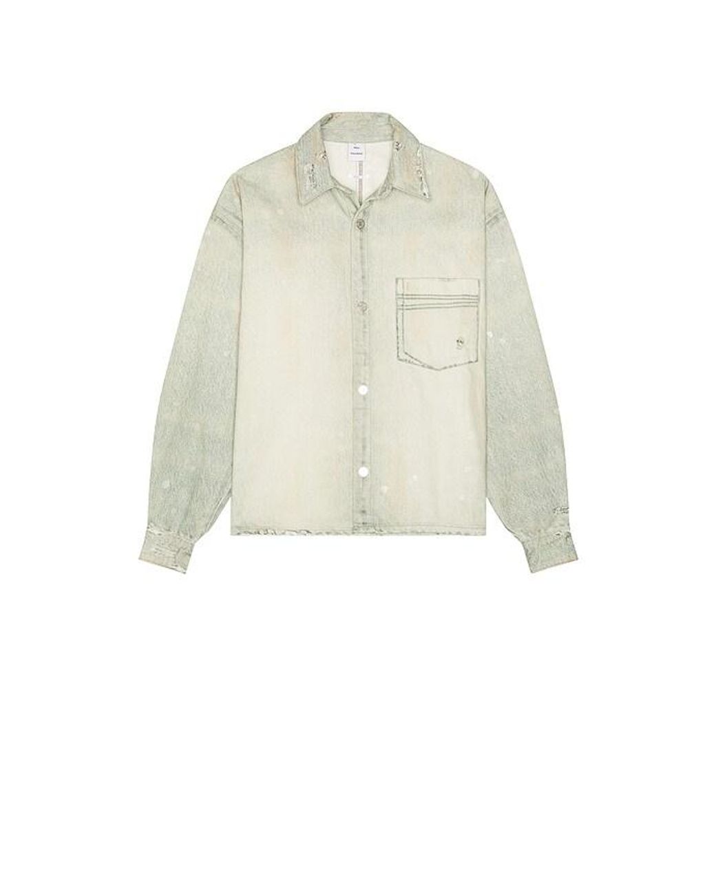 Won Hundred Natural Maza Printed Denim Shirt for men