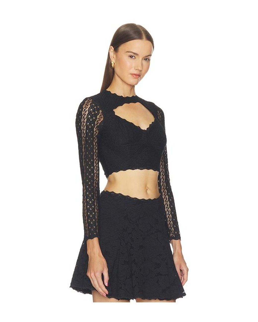 Charo Ruiz Black Beatrice Top