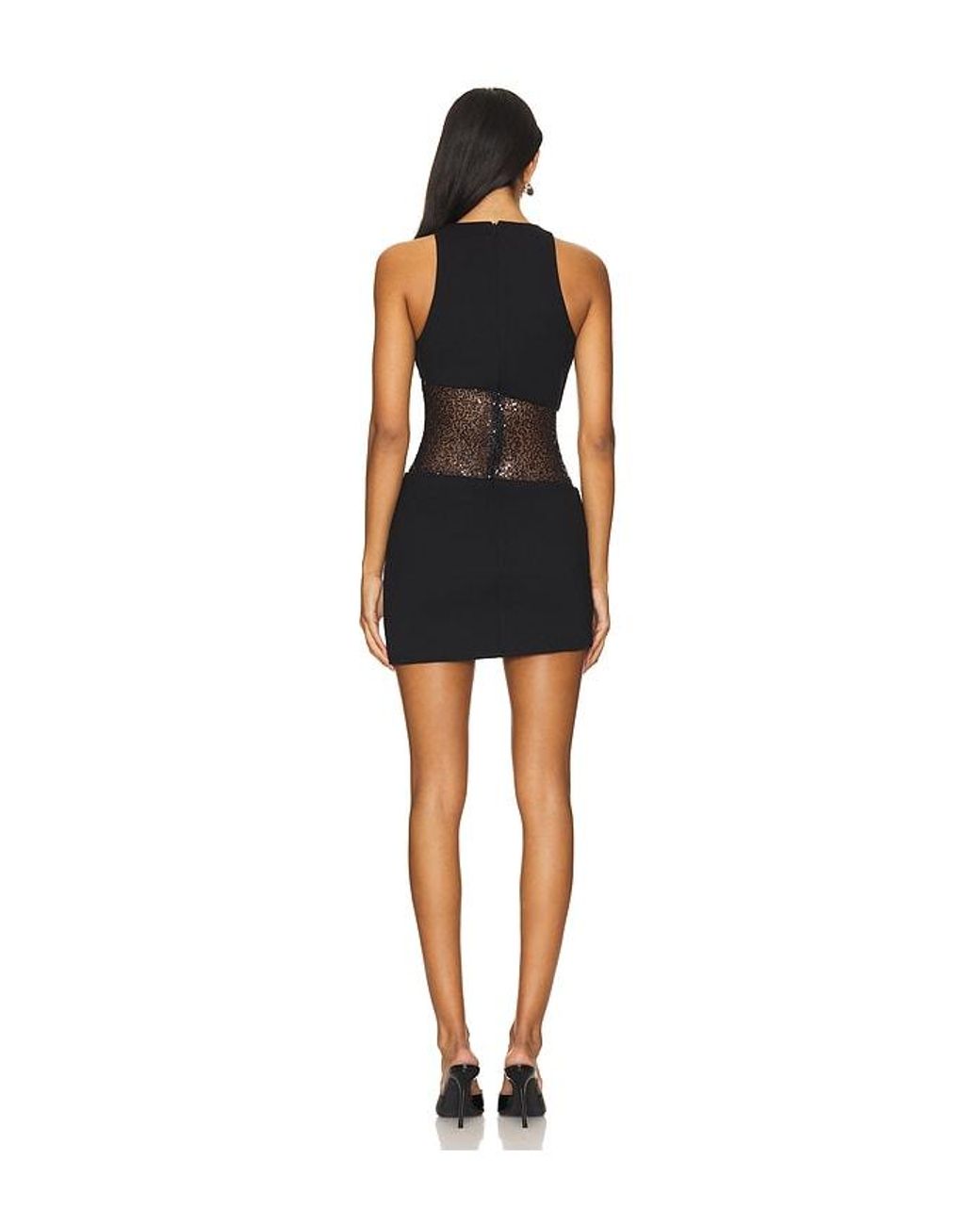 Camila Coelho Black Soraia Mini Dress