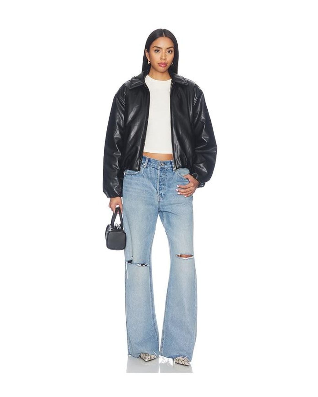 GOOD AMERICAN Blue Vintage Low Slung Baggy Jean