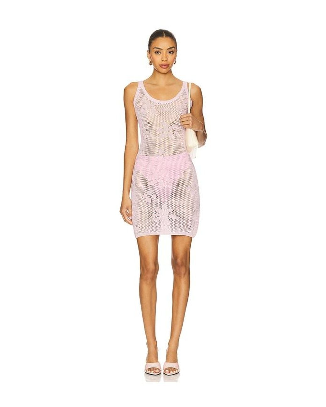 SNDY'S White Terrina Mini Dress
