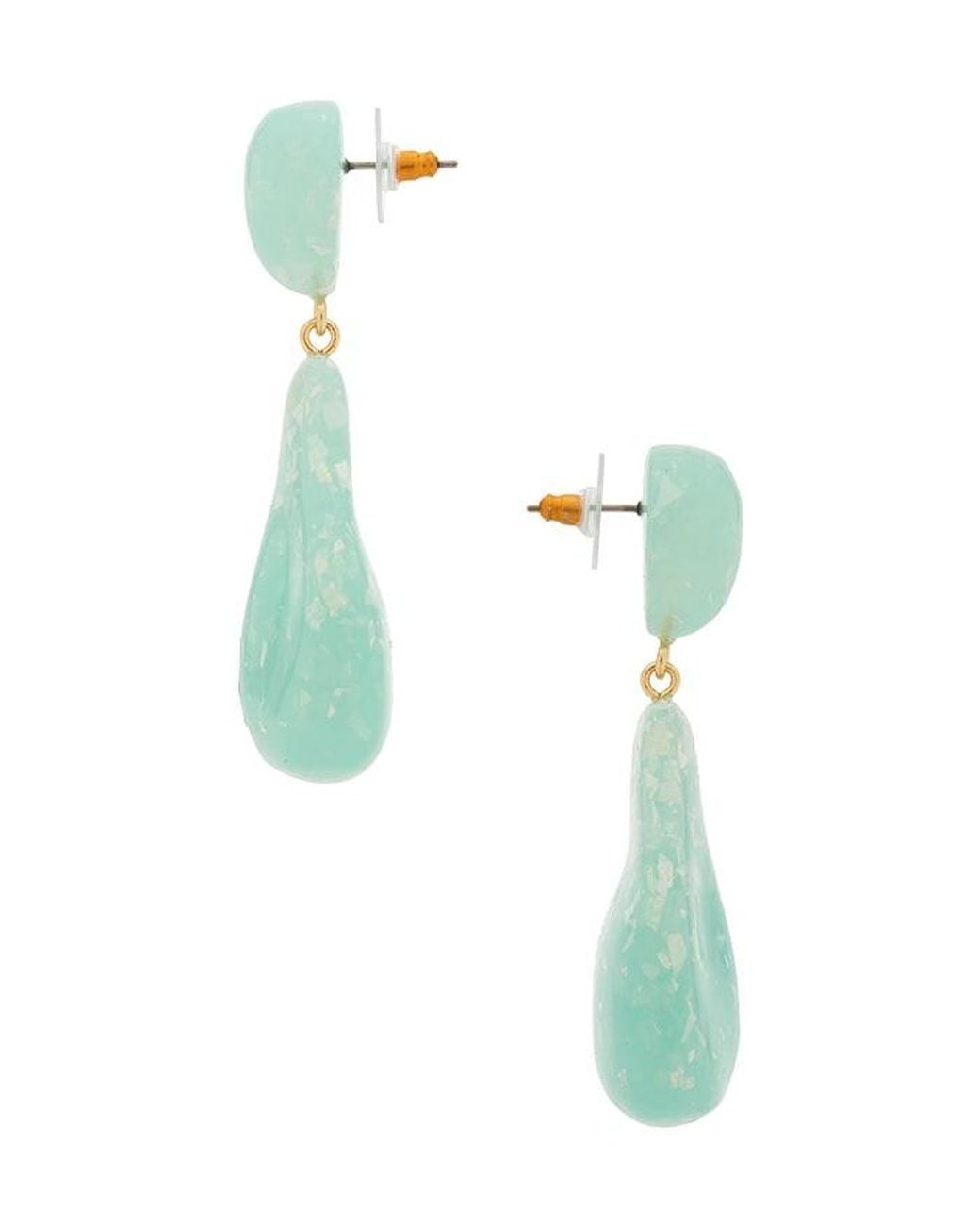 Lele Sadoughi Green Wilma Earrings