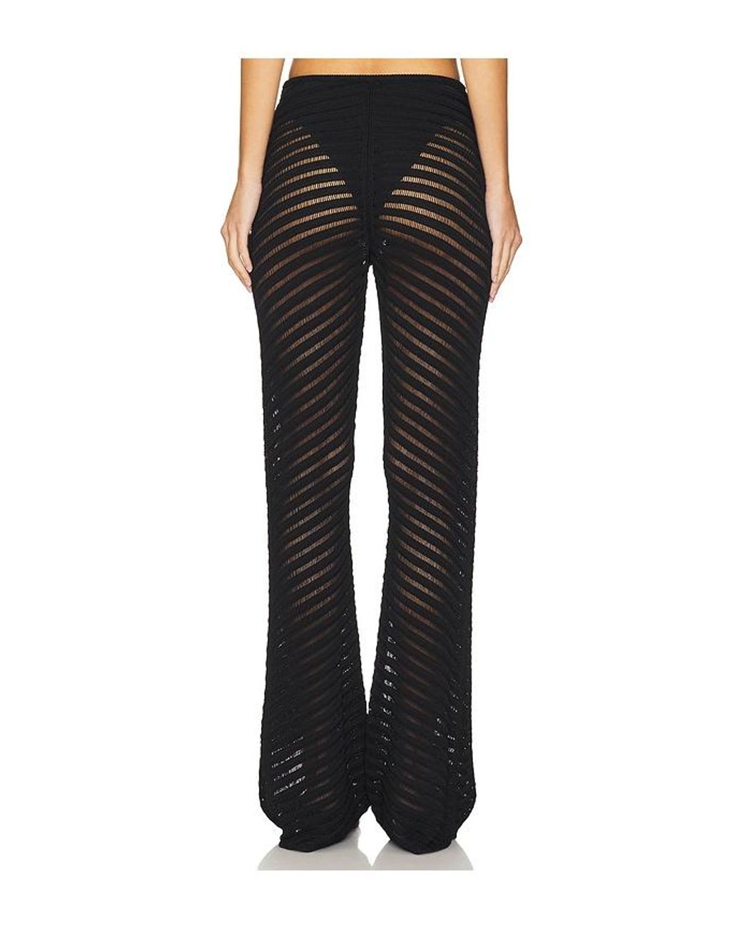 PANTALON FLARE CAMILLE en Black Devon Windsor