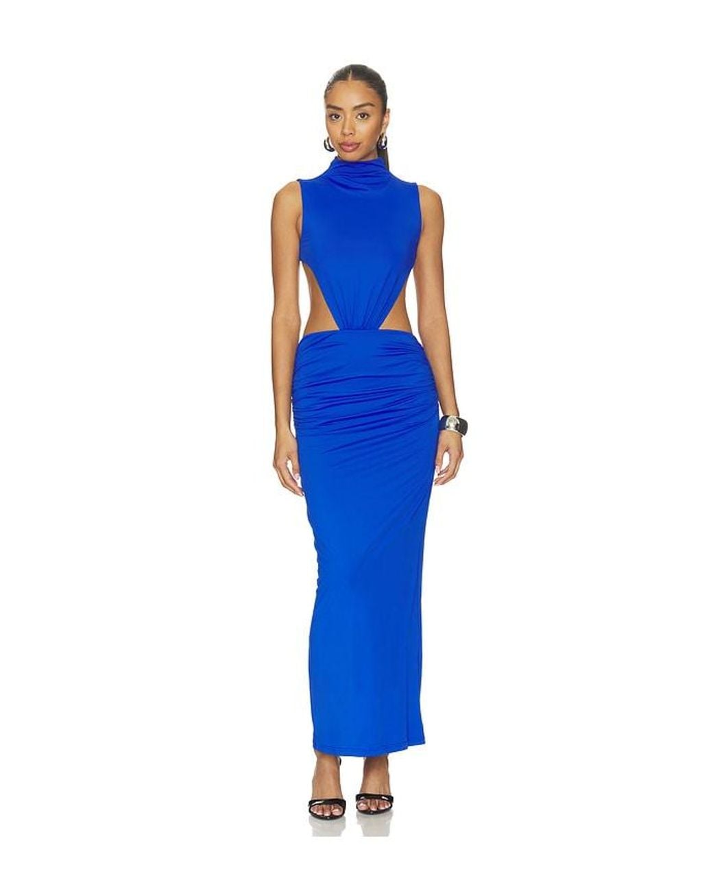 superdown Blue Chana Cut Out Maxi Dress