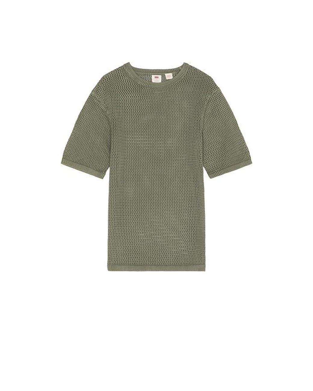 Levi's Green Stinson Sweater Tee for men