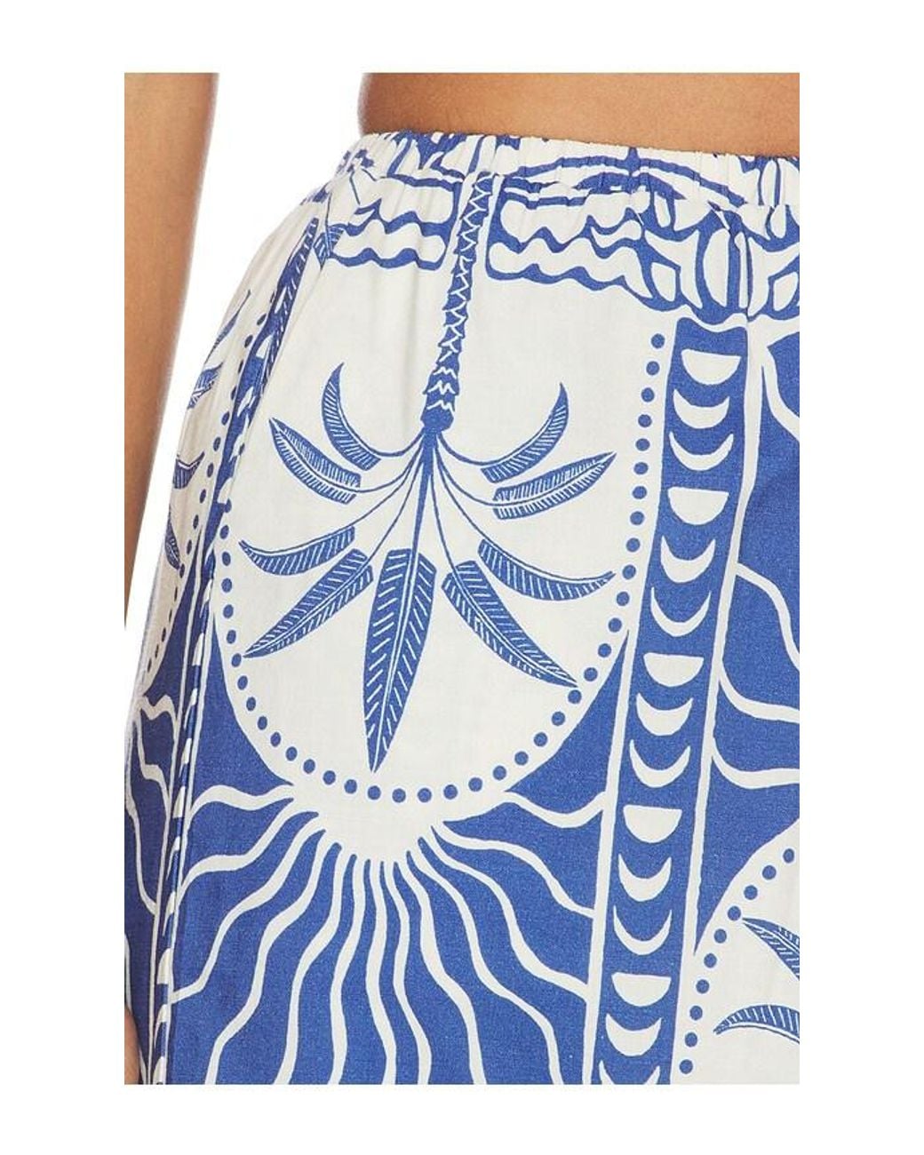 Seven Wonders Blue Adelyn Elasticated Mini Skirt