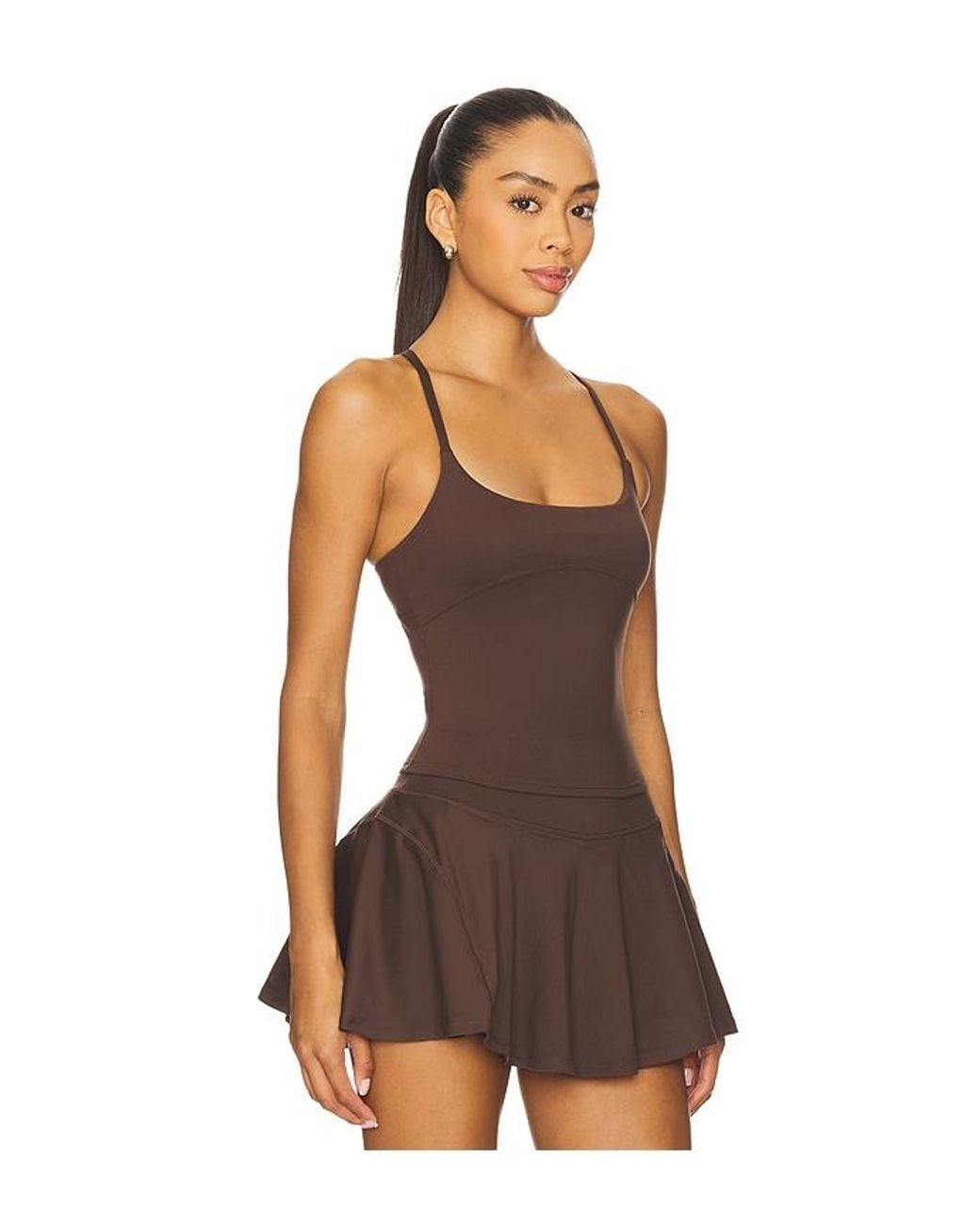 WellBeing + BeingWell Brown Movewell Haven Tank