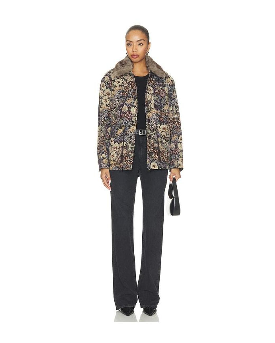 Veronica Beard Black Blake Coat