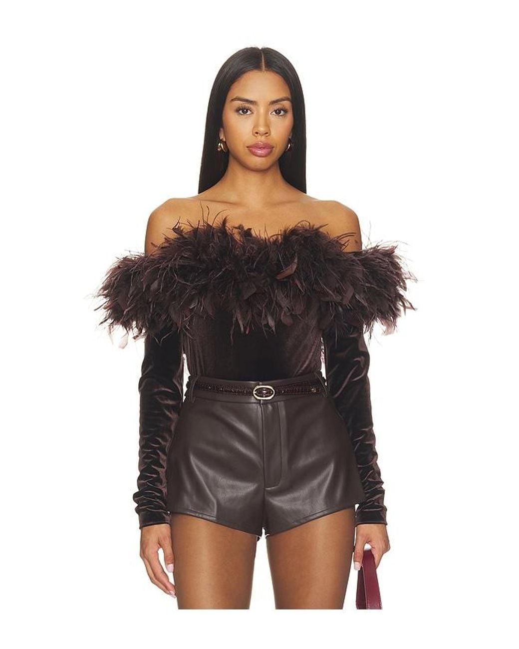 Amanda Uprichard Black Ella Top