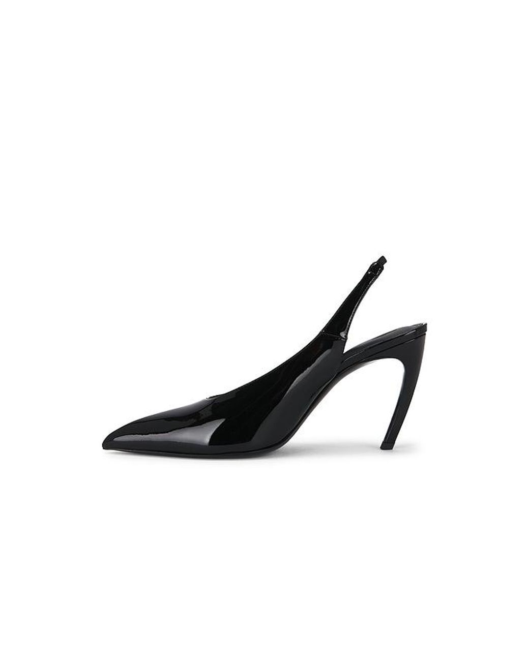 The Attico Black Viper 95Mm Slingback Heel