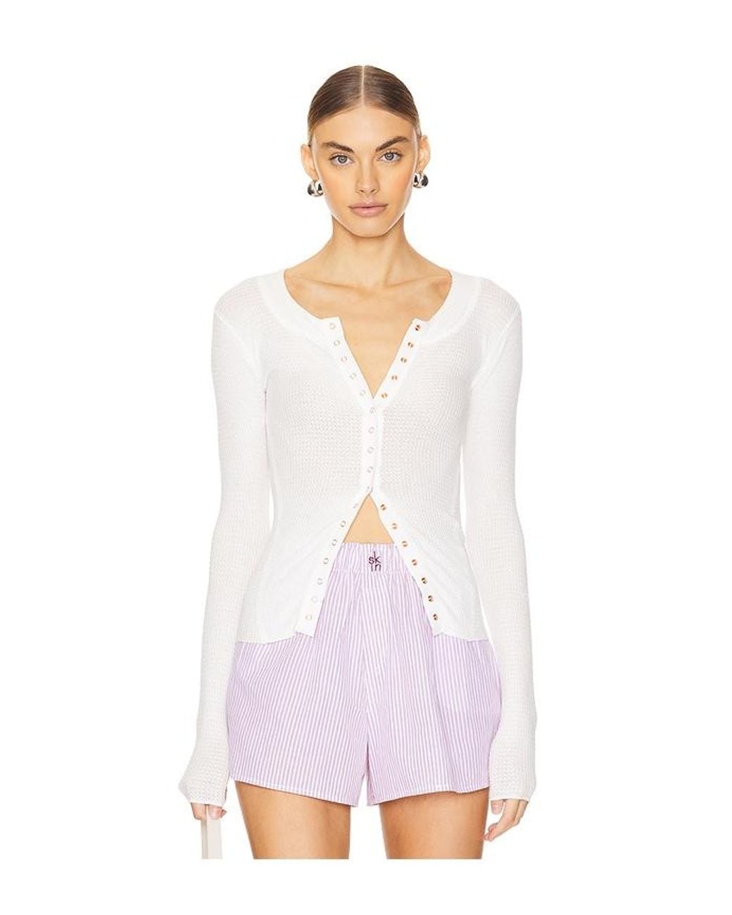 Free People White X Intimately Fp Going Places Cardi