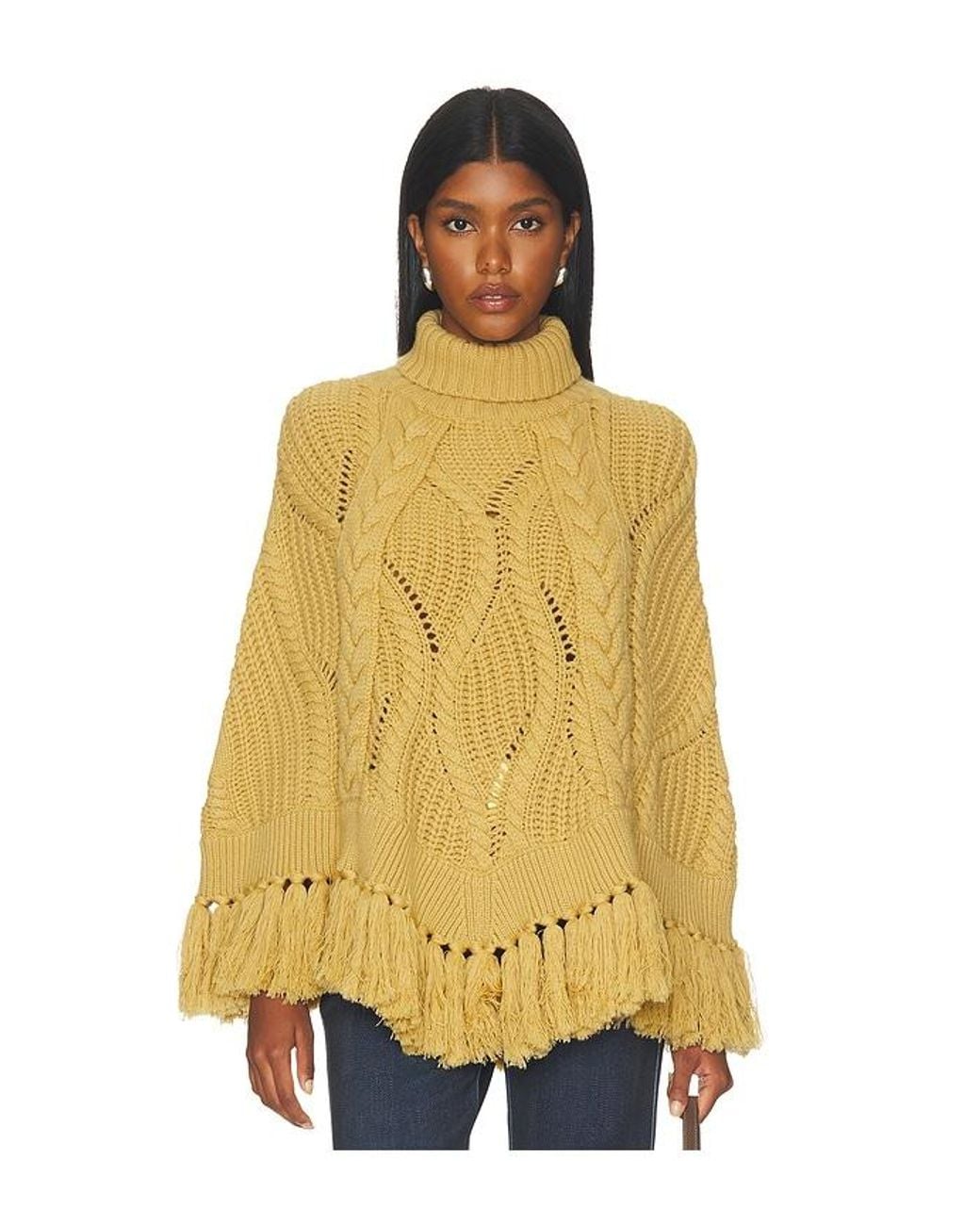 Goldbergh Yellow Hayaru Poncho