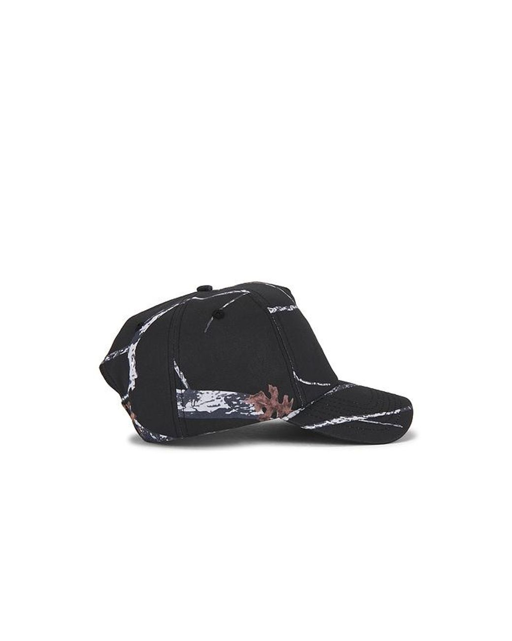 Autumn Headwear Black Camo 5 Panel Cap for men