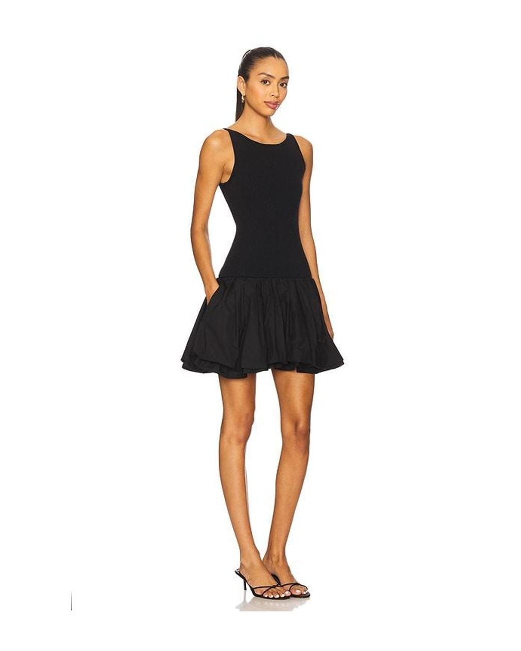 Line & Dot Black Praia Dress