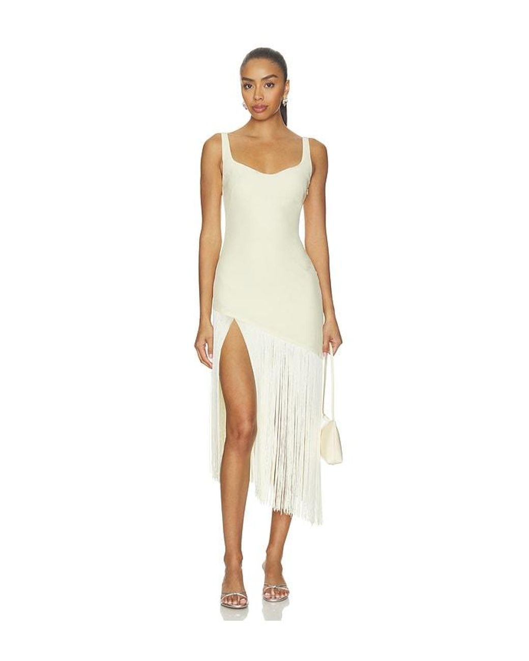 Lovers + Friends White Aisha Midi Dress