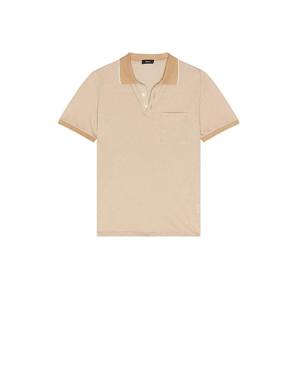 Theory Natural Birdseye Polo for men