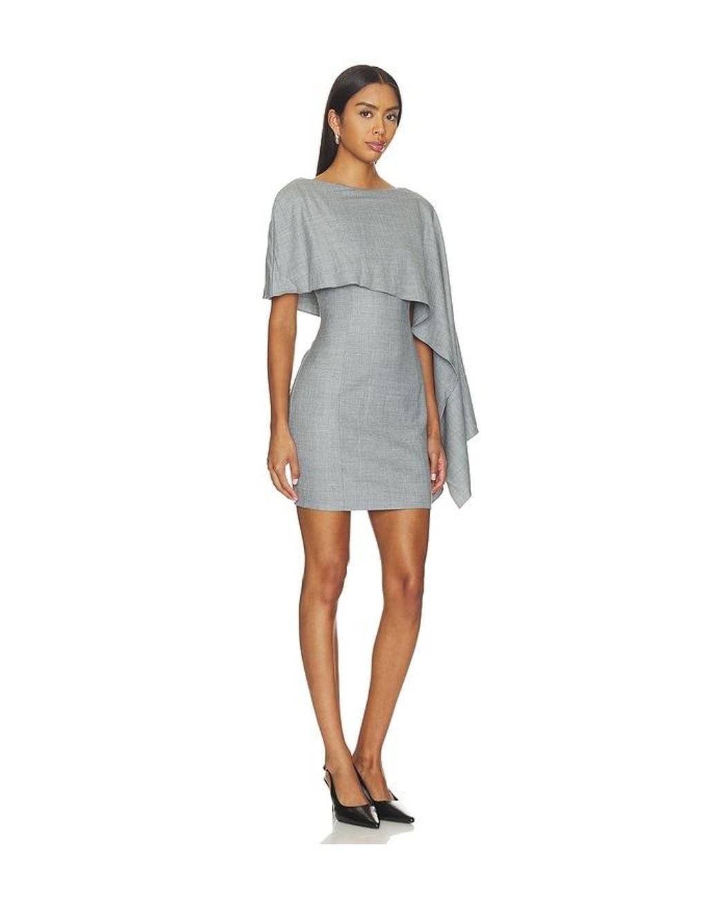 Amanda Uprichard Gray Soleil Dress