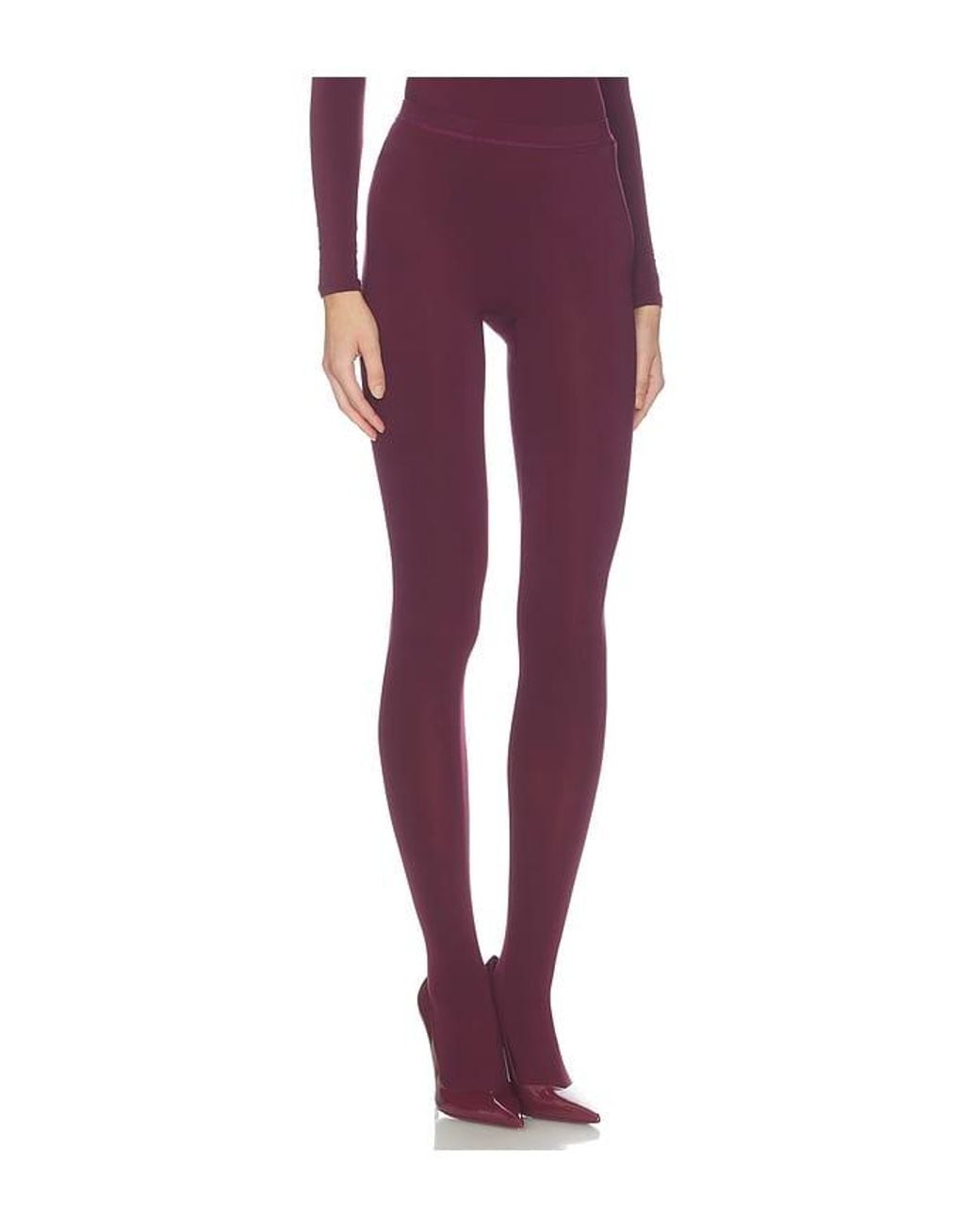 Naked Wardrobe Red Naked Closed Toe Legging