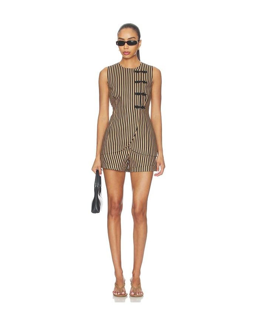 Simon Miller Natural Mavis Linen Top