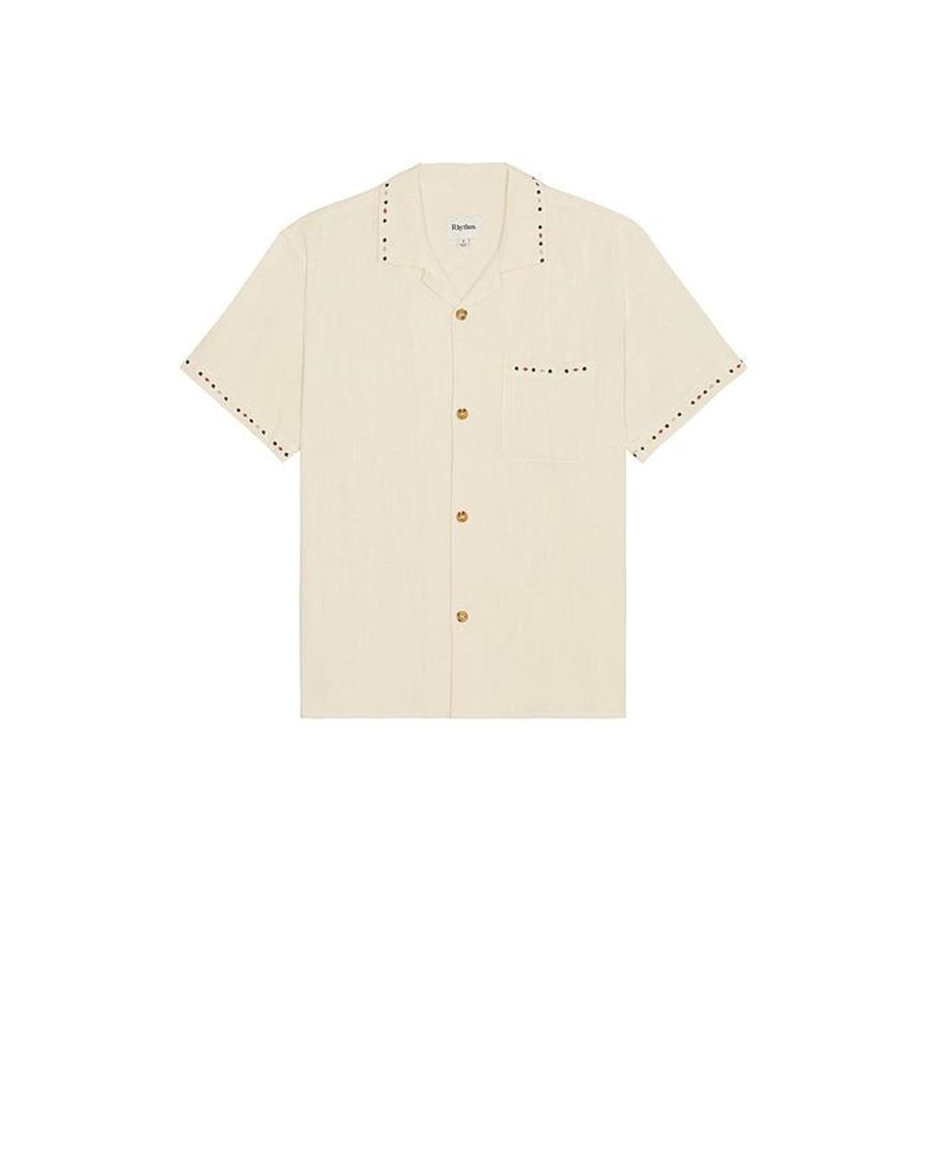 Rhythm Natural Rollie Shirt for men
