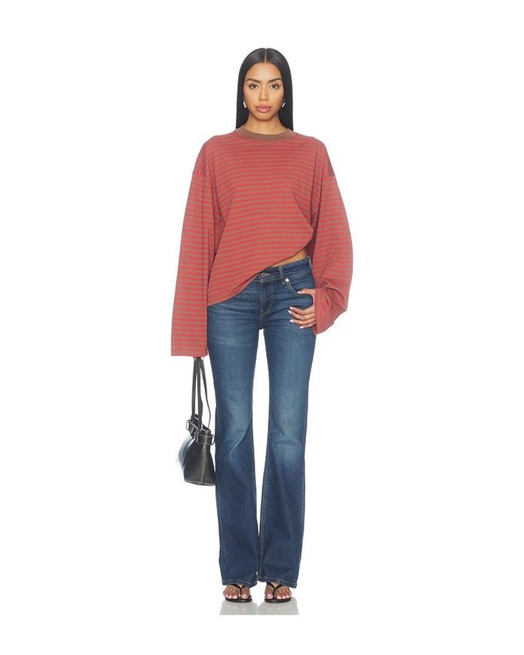 Lioness Red Bloom Long Sleeve Top