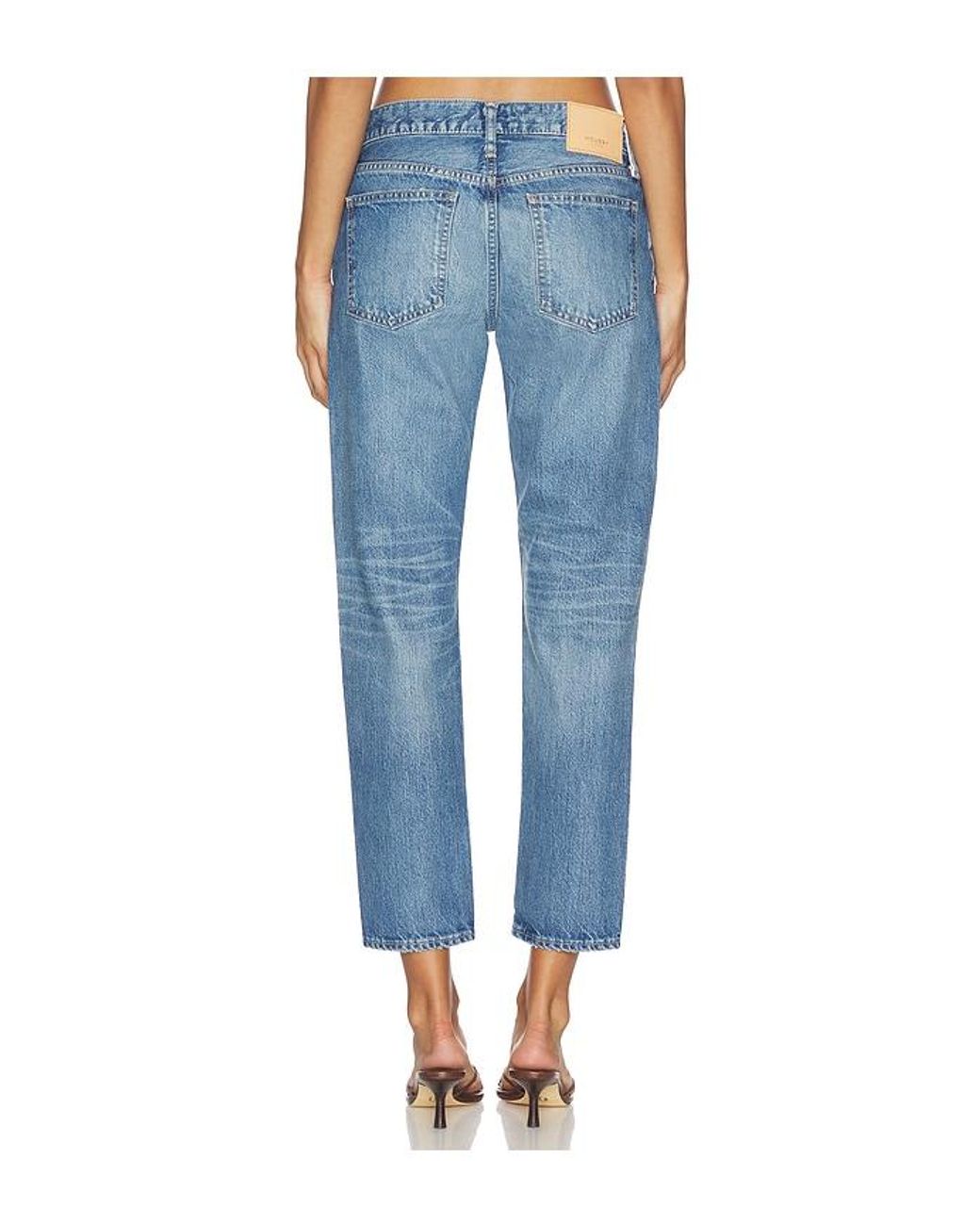 Moussy Blue Wrentham Tapered Jeans