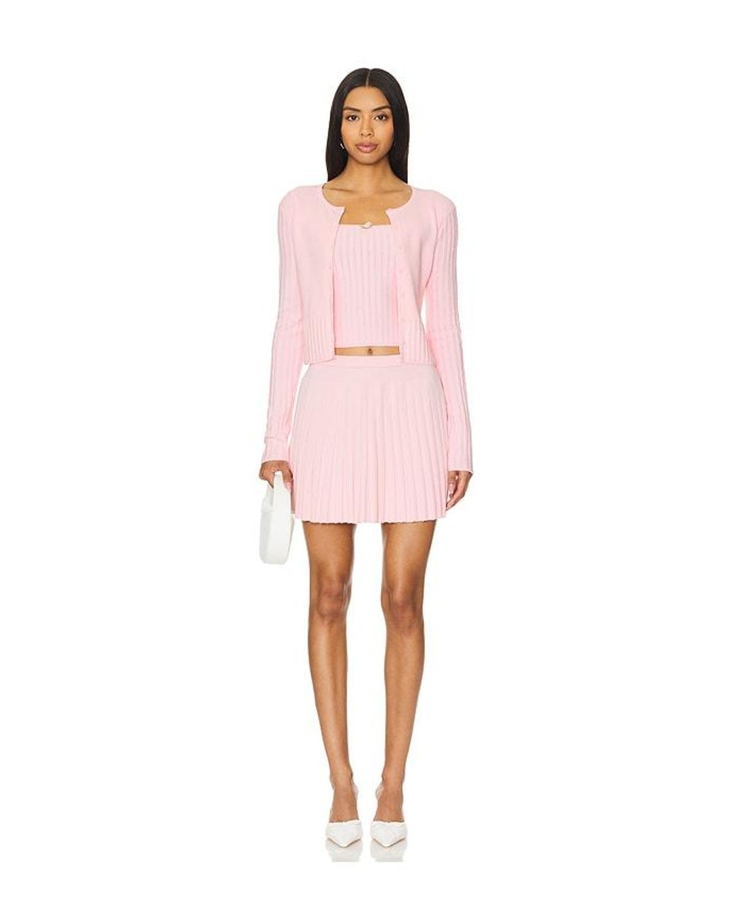 MAJORELLE Pink Lenda Cardigan