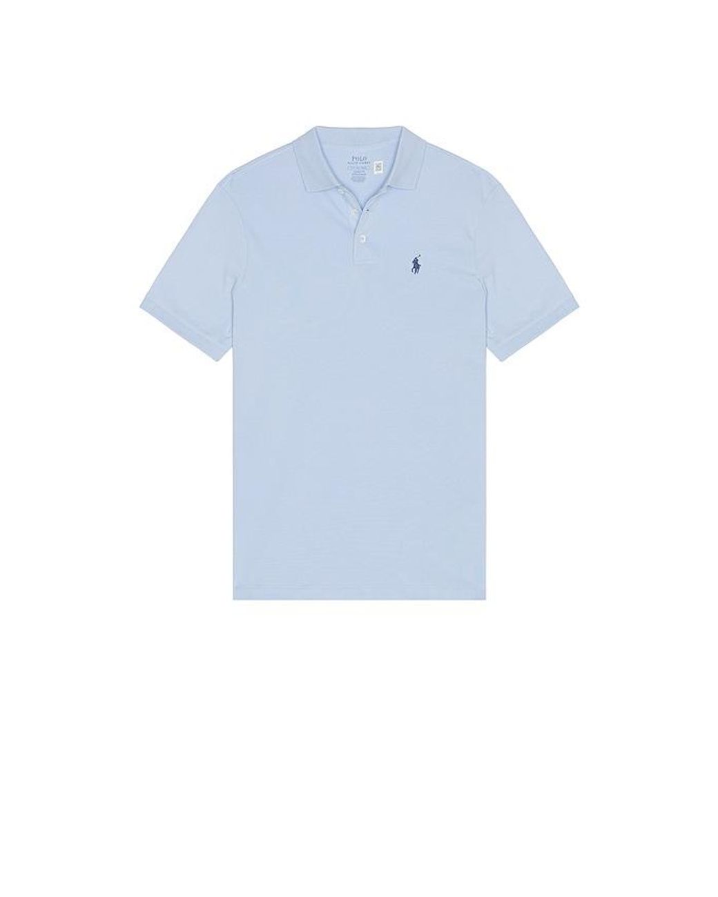 Polo Ralph Lauren Blue Short Sleeve Stretch Mesh Polo for men