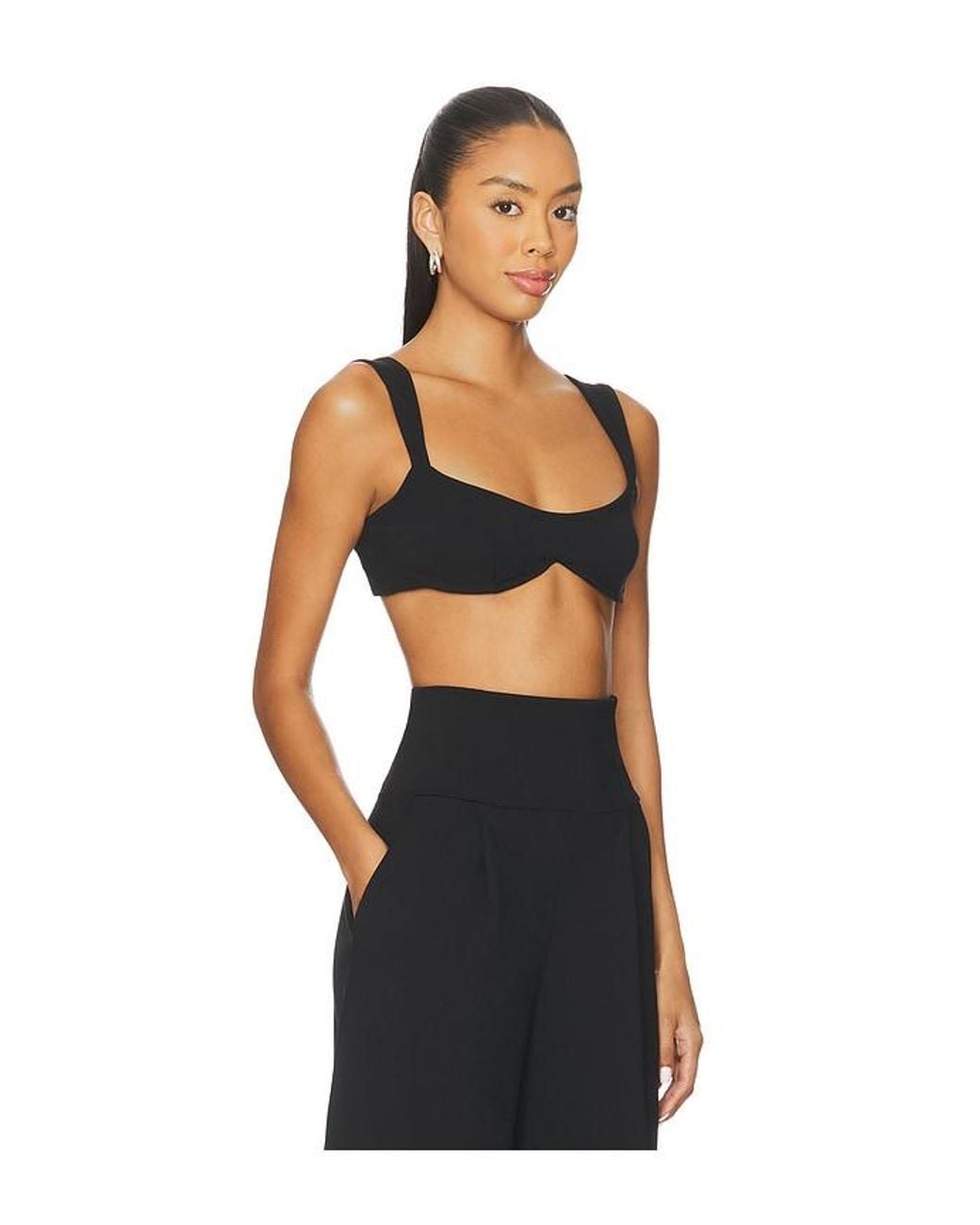 Susana Monaco Black Bralette Top