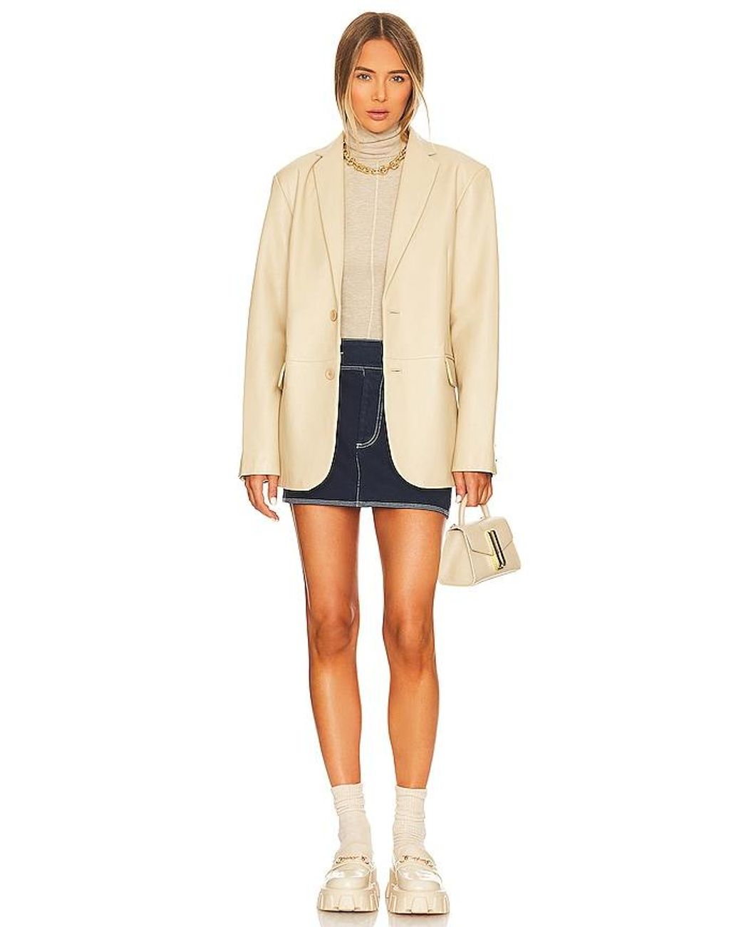 The Line By K Blue Mads Turtleneck