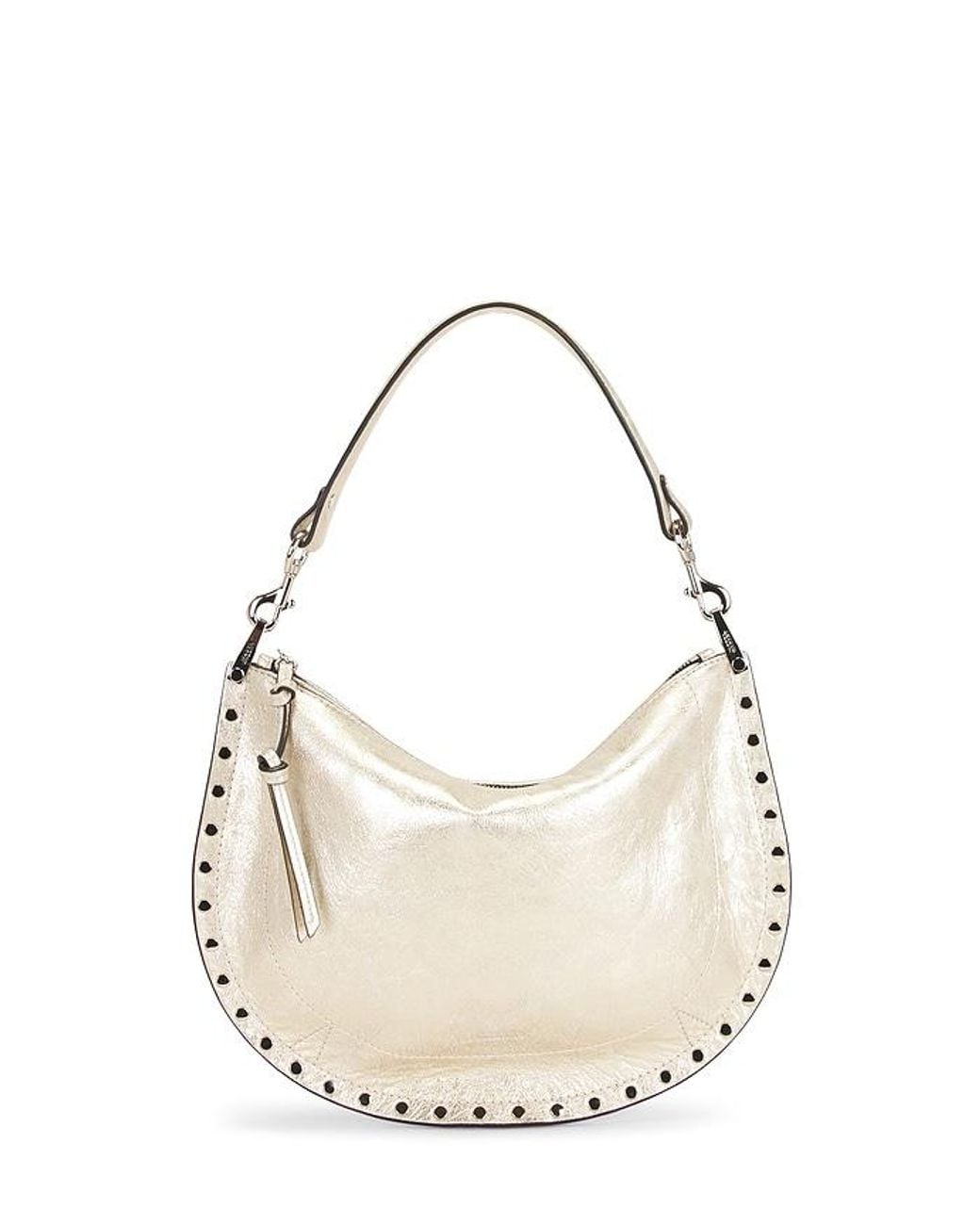 Isabel Marant White Oskan Soft Zip