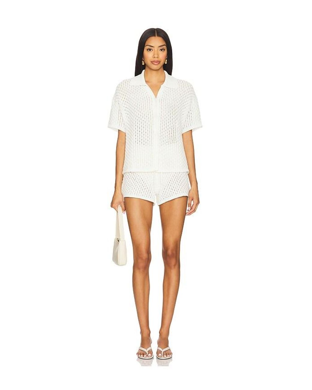 Solid & Striped White The Charlie Short