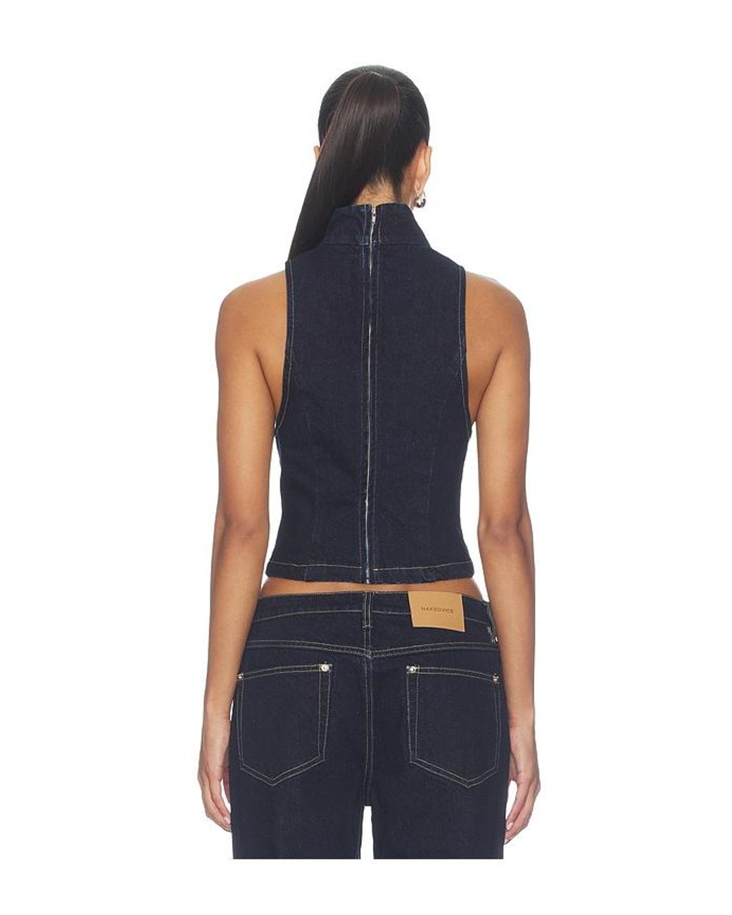 Nakedvice Blue Lynch Top