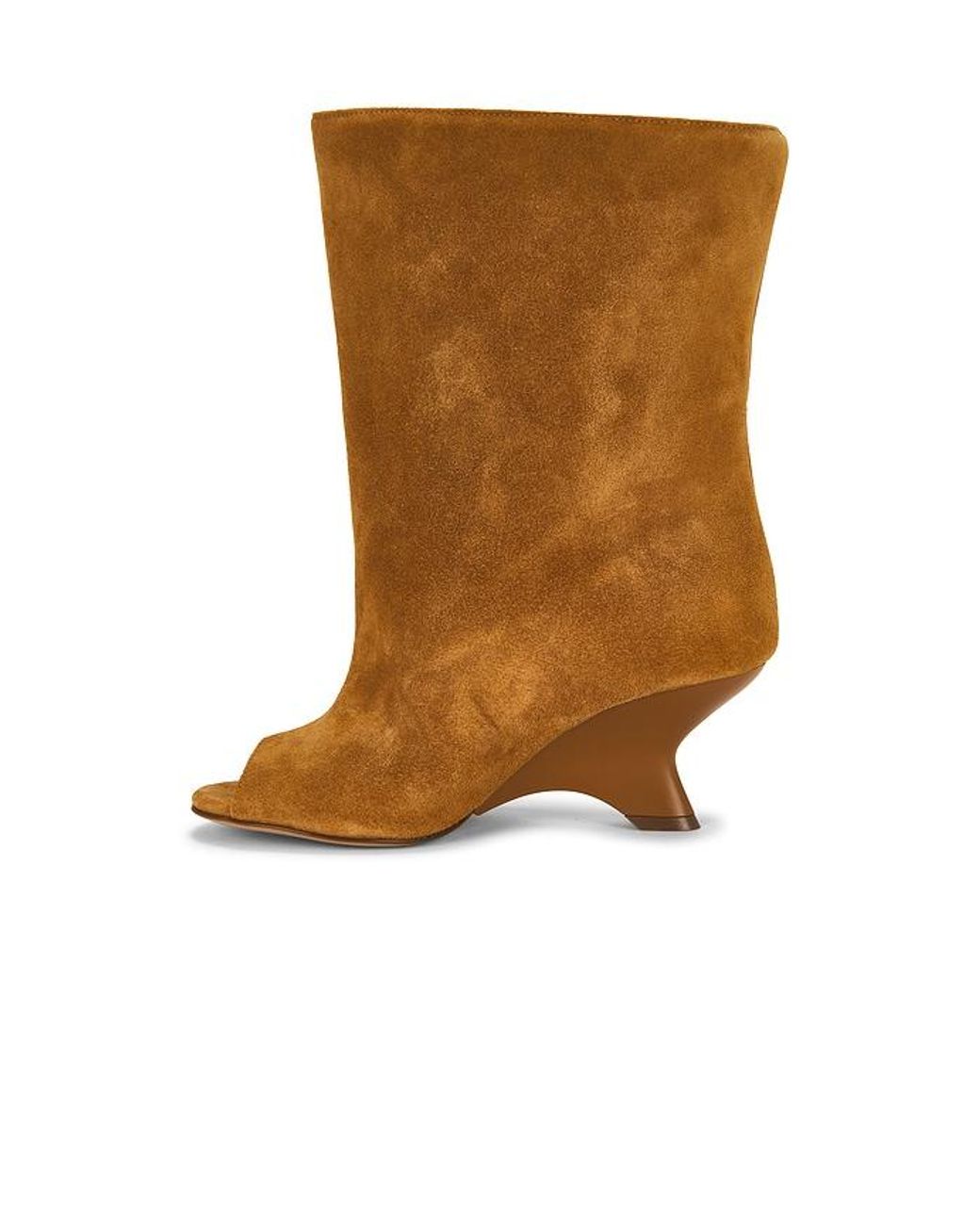 Gia Borghini Brown Gia Heeled Open Toe Boot