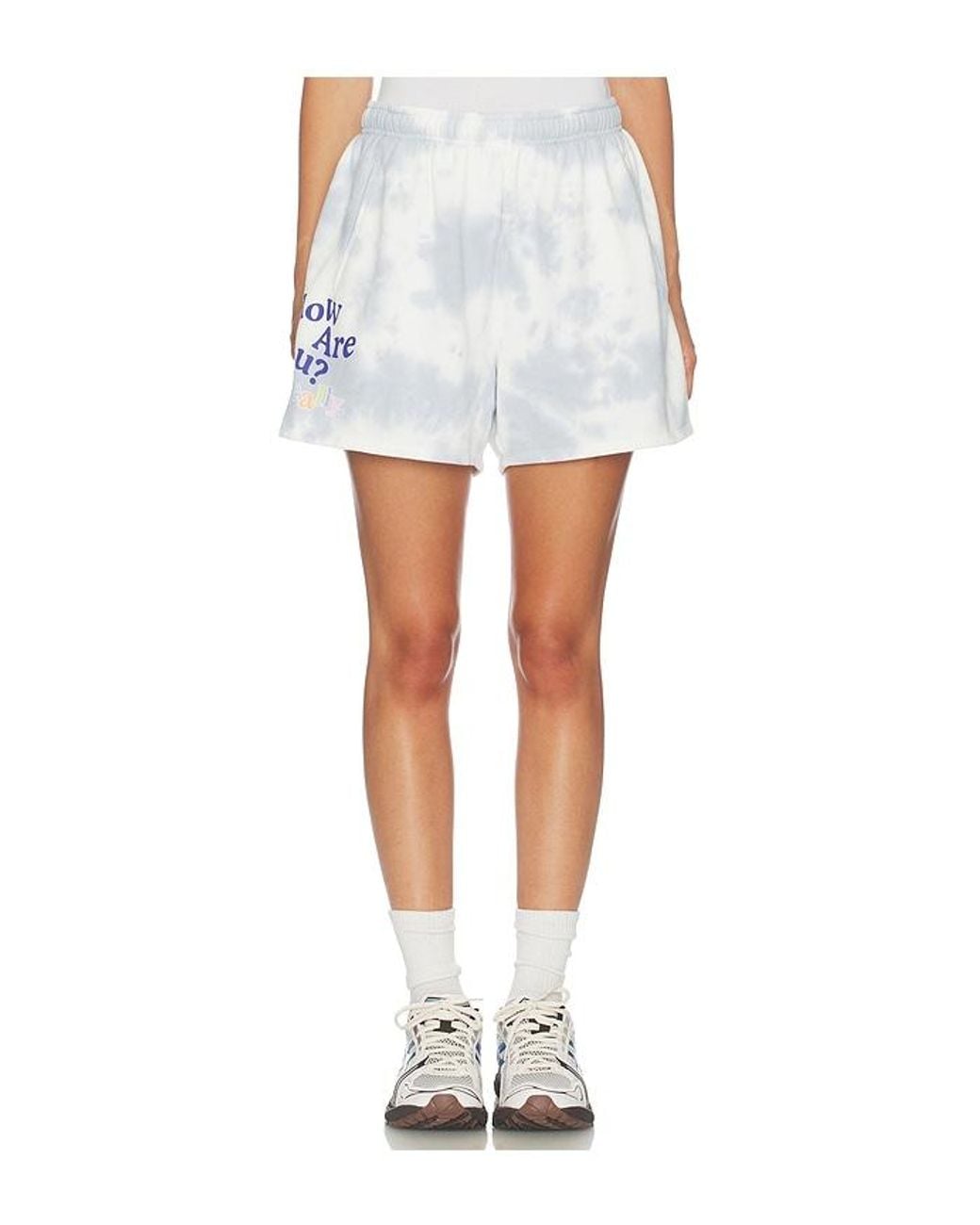 The Mayfair Group White How Are You Really? Sweatshorts