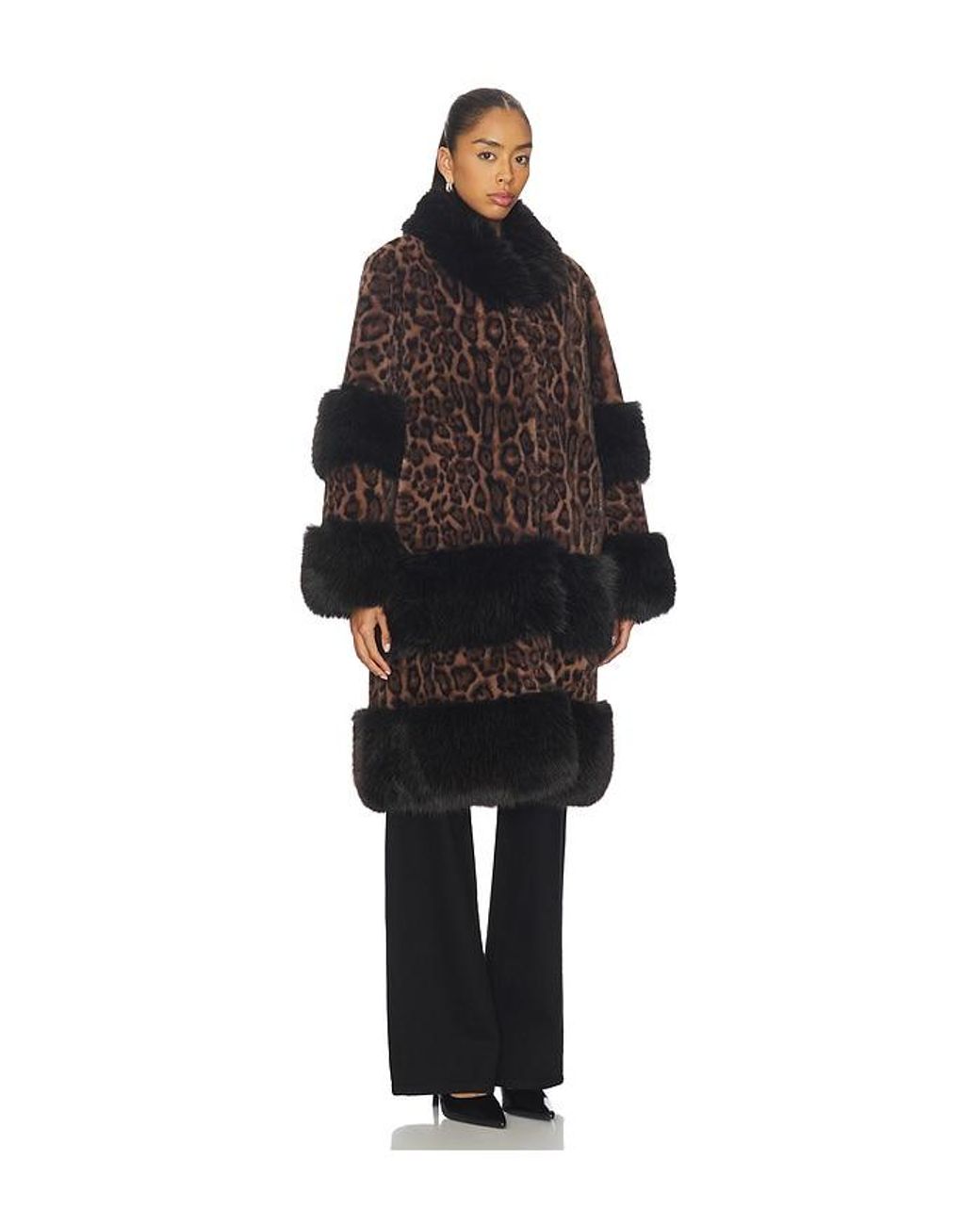Adrienne Landau Black Suzie Coat